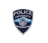 Police University police Logo - Ecusson thermocollant patches appliques, Taille: 7 x 8,7 cm