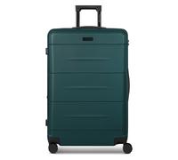 Police London 4 roues Valise cabine 74 cm avec soufflet d'extension bleu pétrole