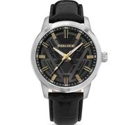 Police Watches Axis PEWGA0049001 Montre à Quartz analogique pour Homme avec Bracelet en Cuir