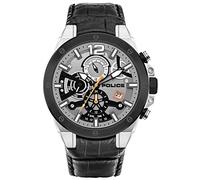 Police Watches saiho Montre Homme Analogique Quartz avec Bracelet Cuir PL.15711JSTB-04