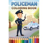 Policeman Coloring Book: 50 Procreate Hero Art Pages - Kids Activity: Inspire young heroes with 50 creative Procreate pages featuring brave policemen, ... kids who love adventure and community helpers