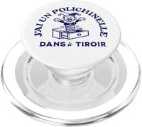 Polichinelle dans Le Tiroir Annonce Bébé Humour Baby Shower PopSockets PopGrip pour MagSafe
