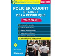 Policier adjoint et cadet de la République - Tout-en-un (Catégorie C - Concours 2023)
