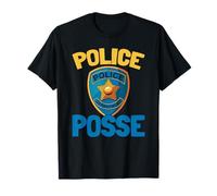 Policier Équipe Agent - Gendarmes Flic T-Shirt