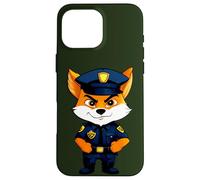 Policier Fuchs Coque pour iPhone 16 Pro Max
