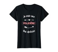 Policier Humour Je suis Une policière Qui déchire T-Shirt