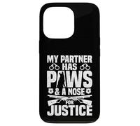 Policier : Mon Partenaire a des Pattes et Un Nez pour Que Justice Soit Faite Coque pour iPhone 13 Pro