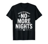 Policier Retraite Police Flic Agent T-Shirt