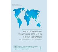 Policy Analysis Of Structural Reforms In Higher Education