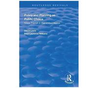 Policy And Planning As Public Choice
