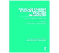 Policy And Practice In European Human Resource Management