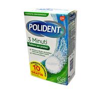 Polident 3 Minutes 66 Tablettes Nettoyantes Prothèses Dentaires