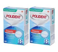 Polident® 3 Minutes nettoyant Comprimés Effervescents 2x66 pc(s)