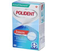 Polident 3 Minutes Nettoyant Pour Appareils Ou Prothèses Dentaires 66 Comprimés