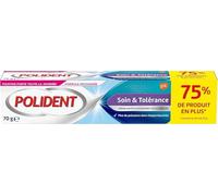 Polident Crème Fixative pour Prothèses Dentaires Partielles/Complètes Soin & Tolérance 77 g
