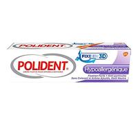 Polident Fixe en 3D Hypoallergénique Fixation Forte + Anti-Particules 40g (lot de 3