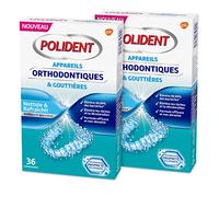 POLIDENT - Nettoyant Antibactérien Pour Prothèses Dentaires Complètes ou Partielles - Appareils Orthodontiques & Gouttières Dentaires - Elimine 99,9 % des Bactéries - 72 Comprimés