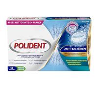 POLIDENT Nettoyant Antibactérien Pour Prothèses Dentaires Complètes ou Partielles - Elimine les Bactéries Responsables de la Mauvaise Haleine - 36 Comprimés