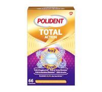 Polident Nettoyant prothèses dentaires Total Action – 66 comprimés