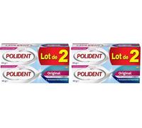 POLIDENT - Original - Crème Adhésive pour Prothèse Dentaire - Fixation Extra Forte - Confort Toute la Journée - Lot de 4 x 40 ml