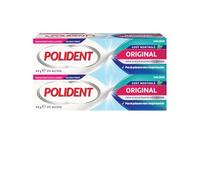 Polident Crème fixative pour prothèses dentaires sans goût – Lot 2 x 44 g