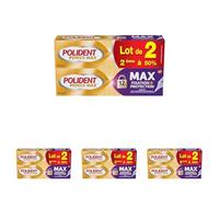 Polident Power Max Fixation + Protection 40G Lot De 8