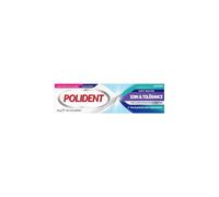 Polident Soin & Tolérance - Crème Fixative Prothèses Dentaires Partielles ou Complètes - Hypoallergénique, Goût Neutre - 44 g