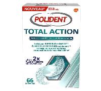 Polident Total Action Nettoyant 66 comprimés