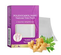 Polidocanol-N Ano-Pflaster Gegen Krampfadern Lot de 10 patchs anti- avec formule naturelle apaisante et respirante pour la maison, le travail, les voyages, le studio