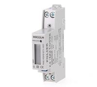 POLIER - MM32LM : Compteur électrique - Monophasé 45 A - Certifié MID - Sortie d'impulsion - Simple tarif - Affichage LCD