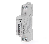 POLIER - MM32MM : Compteur électrique modulaire - Monophasé 32 A - Certifié MID - Simple tarif - Sortie d'impulsion - Affichage mécanique