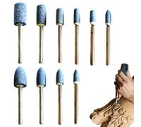 Polierkopf Set-Multifunctional Polier Wheel Set pour la pierre | 10 outils de polissage bleus, pour le polissage de meulage électrique, machines de forage à main, tête de luc