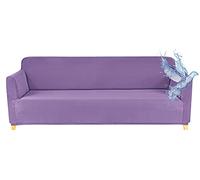 Poligino Housse Canape 3 Places (180-220 CM), Housse Canape Impermeable Extensible, Protege Canapes avec Accoudoirs - Lilas