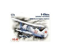 Polikarpov I-15bis - Avion Russe Avec Skis - Icm Icm72013-Icm-Icm
