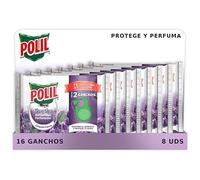 Polil Raid Lot de 16 Crochets parfumés Lavande fraîche pour parfumer Votre Armoire et protéger Vos vêtements