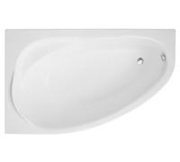 Polimat Marea baignoire d’angle 160x100 cm côté gauche blanc 00534