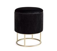 Polina To Tabouret de rangement noir