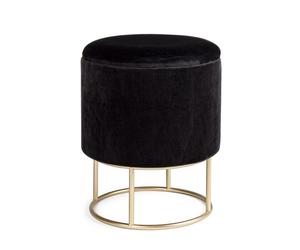 Polina To Tabouret de rangement noir