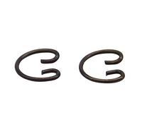 Polini Lot de 2 clips d'axe de piston 10 mm pour mobylette, cyclomoteur, scooter