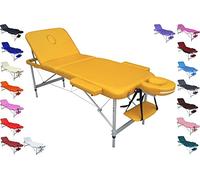 POLIRONESHOP Europa - Table de Massage en Aluminium Professionnelle pour Tatouage, Esthétique, Soins du Corps, Spa, Salon de Beauté, Physiothérapie et Bien-Être