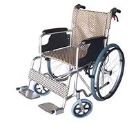 POLIRONESHOP TOSCA Fauteuil Roulant Pliable en Aluminium Léger, Auto-Poussé, Transport Facile, Ergonomique, Compact, Idéal pour Mobilité Réduite - Design Élégant Coloris (Or)
