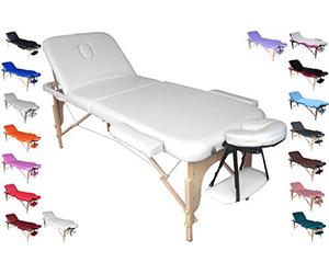 Polironeshop Venere Lit de Massage Portable Pliable Professionnel pour esthétique physiothérapie l'épilation manucure pédicure Reconstruction des Ongles Nail Art Lits Massage réglables Confortables