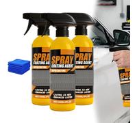 Polish Auto Instantané, Spray Revêtement Céramique Nano Hydrophobe, Spray Agent de Protection Rapide pour Voiture, Application Facile (3PCS)