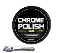 Polish Chrome - Agent De Nettoyage Des Métaux De Voiture, Restaurateur De Inoxydable, Solution D'élimination De La Rouille | Nettoyeur Haute Performance Pour Bandes De Portes, Jantes, Ri