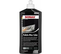 Polish + cire - SONAX - Couleur Noir - Carrosserie - Flacon 500ml