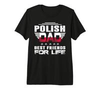 Polish Dad Best Friends for Life Funny for Fathers Daddy T-Shirt Haut de Gamme