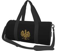 Polish Eagle Polska Pologne Voyage Bagage Duffel Bag Sports Rolling Pliable Duffel Bag, Noir