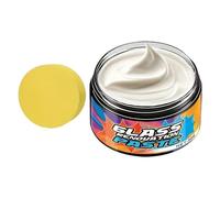 Polish Pour Pare-brise,50g Crème Fines Rayures | Produit à Polir le Verre - pour Restaurer Clarté et Brillant Éliminer Traces d'Eau Détail Automobile Camions Camping-cars Peinture