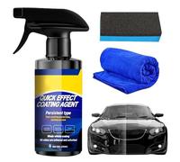 Polish Voiture 120ml Advanced Car Quick-Acting Coating Agent Spray de Revêtement de Voiture Haute Protection 3 en 1 Produit Nettoyage Voiture Quick Effect Coating Agent Carrosserie Éclatante (1PCS)