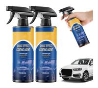 Polish Voiture Advanced Car Quick-Acting Coating Agent Spray Spray de Revêtement de Voiture Haute Protection 3 en 1 Produit Nettoyage Voiture Quick Effect Coating Agent (2PCS)